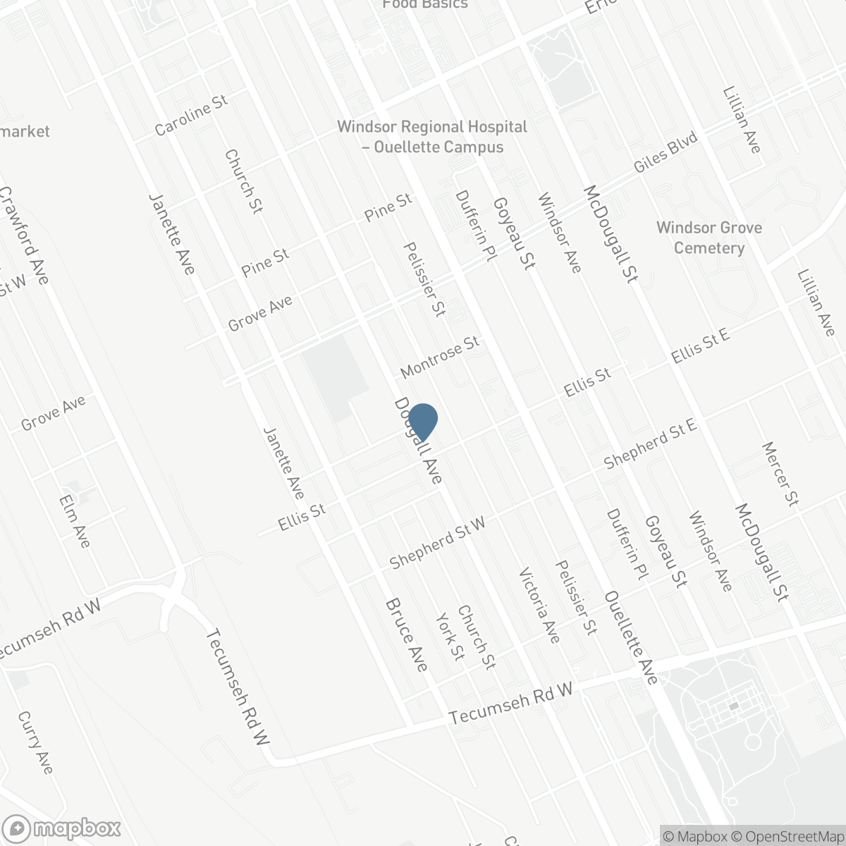 1360 DOUGALL AVENUE, Windsor, Ontario N8X 1R5